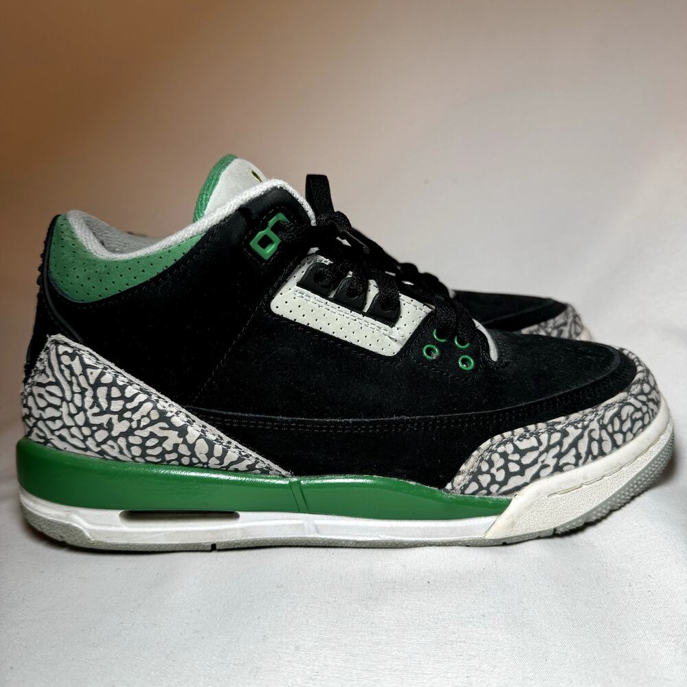 Size 7 - Nike Air Jordan 3 Retro GS Pine Green Men's Shoes